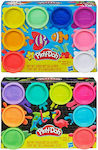 Hasbro Play-Doh 8 Βαζάκια Πλαστελίνης (Δύο Σχέδια) 1τμχ για 2+ Ετών
