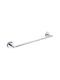 Karag Uno Single Wall-Mounted Bathroom Rail Inox Silver