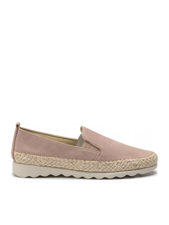 The Flexx Chappie Anatomic Women's Leather Slip-Ons Pink