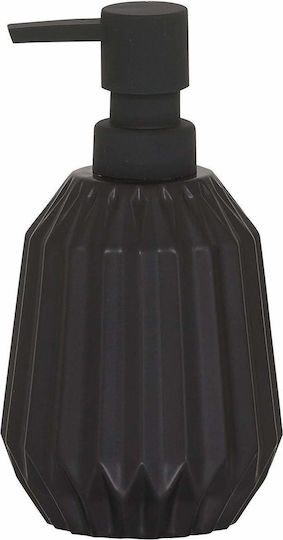 Sealskin Arte Dispenser από Πορσελάνη Μαύρο 400ml