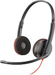 Plantronics Blackwire C3220 On Ear Multimedia Ακουστικά με μικροφωνο και σύνδεση USB-A