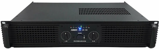 Audien AM-100 PA Power Amplifier 2 Channels 150W/4Ω 100W/8Ω Black