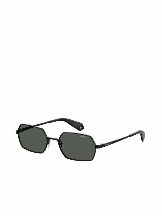 Polaroid Sonnenbrillen mit Schwarz Rahmen und Schwarz Polarisiert Linse PLD6068/S 807/M9