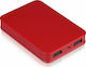 V-TAC VT-3503 Power Bank 5000mAh с 2 USB-A порта Червен