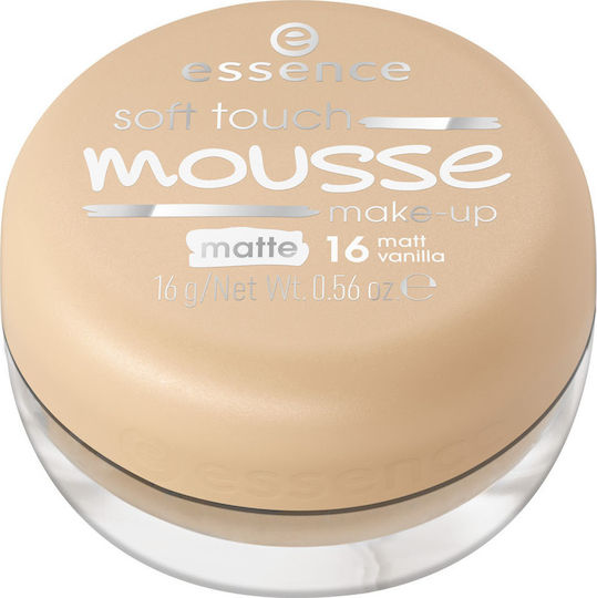 Essence Soft Touch Compact Make Up 16 Matt Vanilla 16gr