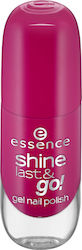 Essence Shine Last & Go! Гланцов Дълготраен Лак...