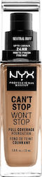 Nyx Professional Makeup Can't Stop Won't Stop Liquid Make Up 10.3 Neutral Buf 30ml