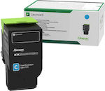 Lexmark C242XC0 Toner Laser Printer Cyan Return Program Extra High Yield 3500 Pages