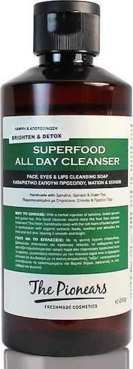 The Pionears Superfood All Day Cleanser Υγρό Καθαρισμού Προσώπου 200ml