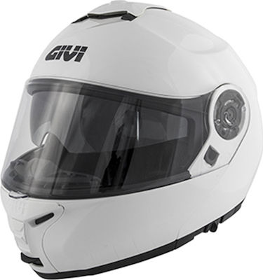 Givi X.20 Expedition White Мотоциклетна Каска Обръщаем ECE 22.05 1550гр с Sunvisor HX20