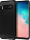 Spigen Rugged Armor Coperta din spate Silicon Negru (Galaxy S10) 605CS25800