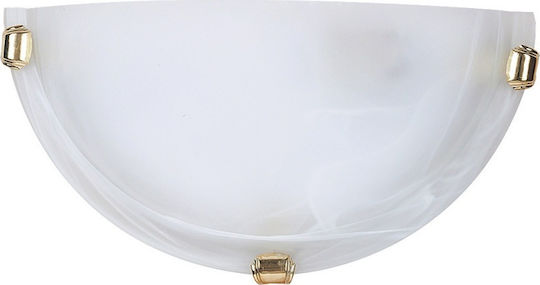 Rabalux Alabastro Classic Lamp Wall with Socket E27 White 32x17x9cm