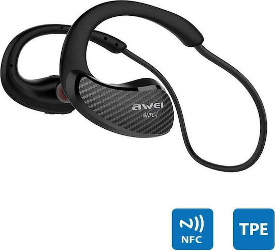 Awei A881BL In-ear Bluetooth Handsfree Earphones with Sweat Resistance Black