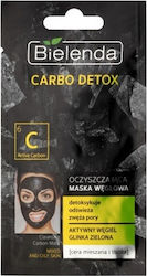 Bielenda Carbo Detox Purifying Charcoal Mask Μάσκα Προσώπου 8gr