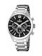 Festina Timeless Watch Chronograph Battery with Silver Metal Bracelet