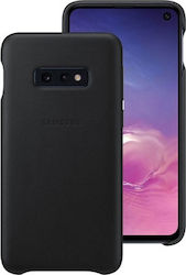 Samsung Leather Cover Back Cover Δερμάτινο Μαύρ...