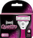 Wilkinson Sword Quattro for Women Papaya & Pearl Complex mit 3Stück