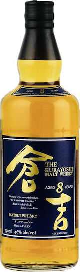 Kurayoshi Aged Blended Malt Ουίσκι 8 Ετών Ιαπωνίας 46% 700ml