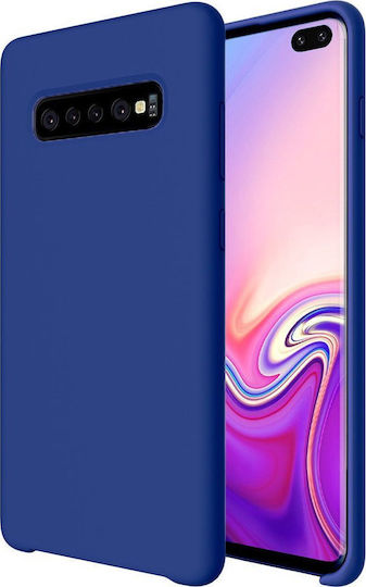 Forcell Задна корица Силикон Син (Galaxy S10+)