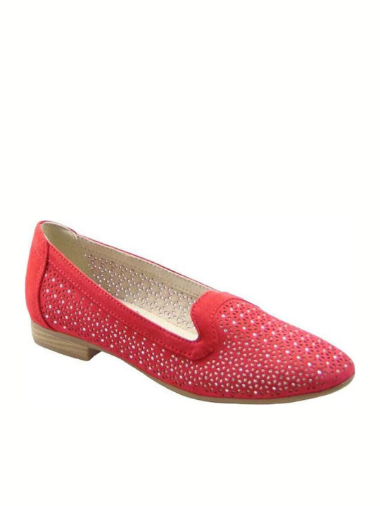 Γυναικεία Loafers σε Κόκκινο Χρώμα