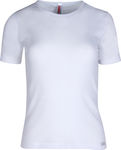 Minerva 90-91003 Γυναικεία Ισοθερμική Κοντομάνικη Μπλούζα Λευκή