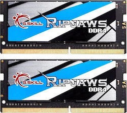 G.Skill Ripjaws 32GB DDR4 RAM με 2 Modules (2x16GB) και Ταχύτητα 2666 για Laptop