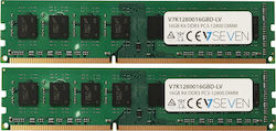 V7 16GB DDR3 RAM mit 2 Modulen (2x8GB) und Geschwindigkeit 1600 für Schreibtisch