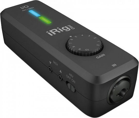 IK Multimedia iRig Pro I/O External Professional Sound Card Connectivity Lightning / USB to PC