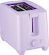 Homa Toaster 2 Slots 750W Purple