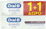 Oral-B 3D White Luxe Glamorous White Οδοντόκρεμα για Λεύκανση 2x75ml