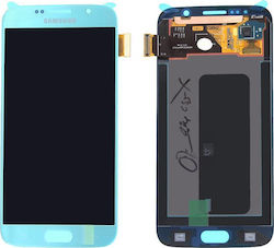 Samsung Mobile Phone Screen Replacement with Touch Mechanism for Galaxy S6 (Blue)