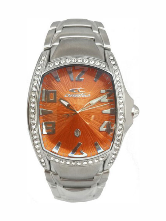 Chronotech Women's Watch with Silver Metal Bracelet