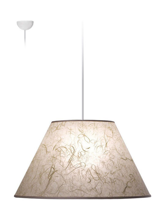 Starlight Pendant Light White Bell with Socket E27