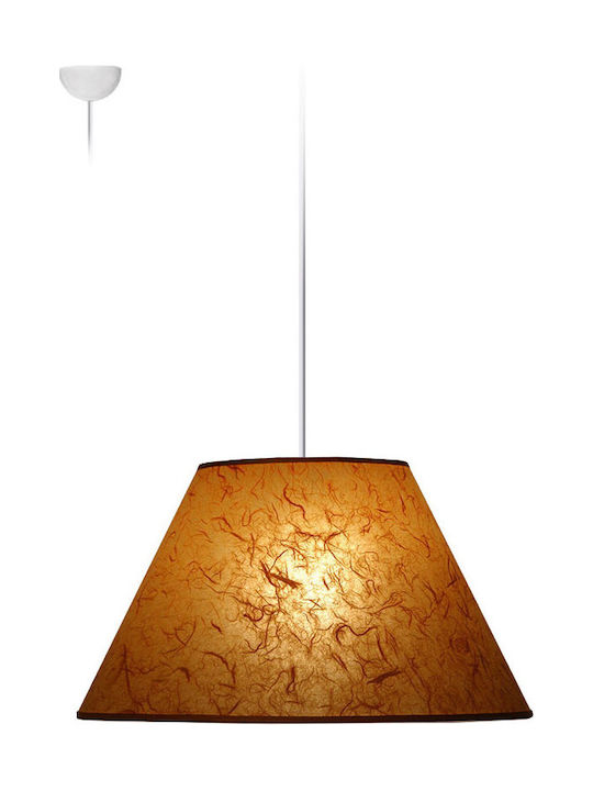 Starlight Pendant Light Brown Bell with Socket E27