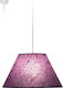 Starlight ΚΑ-ΙΣ-Κ1-30-2601 ΚΡ Hängelampe Lila Glocke mit Fassung E27