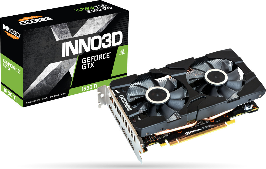 Inno 3D GeForce GTX 1660 Ti 6GB GDDR6 Twin X2 Κάρτα Γραφικών PCI-E x16 ...