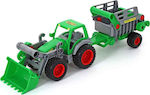 Polesie Farmer Technic Tractor with Front Loader & High Tr Loader 46505