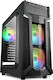 Sharkoon VG6-W RGB Gaming Midi Tower Computer Case with Window Panel Black