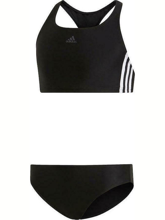 Adidas Παιδικό Μαγιό Μπικίνι 3-Stripes για Κορίτσι Μαύρο