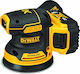 Dewalt Solo Battery Powered Eccentric Sander 125mm Battery 18V with Speed Control and with Suction System