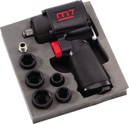 M7 NC-4610N-Set Luftschlagschrauber 1/2" mit Maximalem Drehmoment 62,2kgm