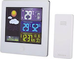 TFA Sun Wireless Digital Weather Station Tabletop White