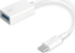 TP-LINK UC400 Μετατροπέας USB-C male σε USB-A female OTG SuperSpeed 3.0 Λευκό