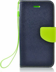 Synthetic Leather Wallet Navy Blue (Galaxy S10e)