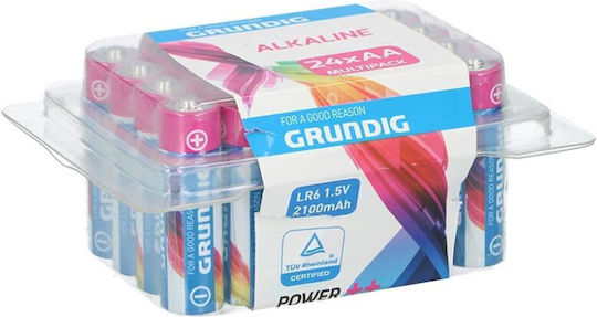 Grundig Power++ Алкални Батерии AA 1.5V 24бр