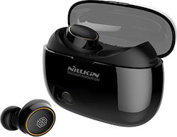 Nillkin Liberty In-ear Bluetooth Handsfree Ακουστικά με Θήκη Φόρτισης Μαύρα