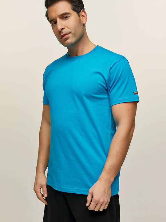 Bodymove 678-4458 Ανδρικό T-shirt Κοντομάνικο Γαλάζιο