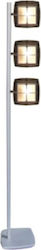 Aca Modern Floor Lamp G9 H171xW25cm Gray