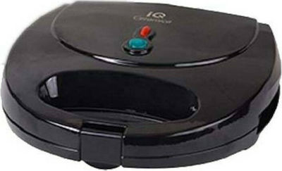 IQ Sandwich Maker with Ceramic Plates for for 2 Sandwiches Sandwiches 700W Black