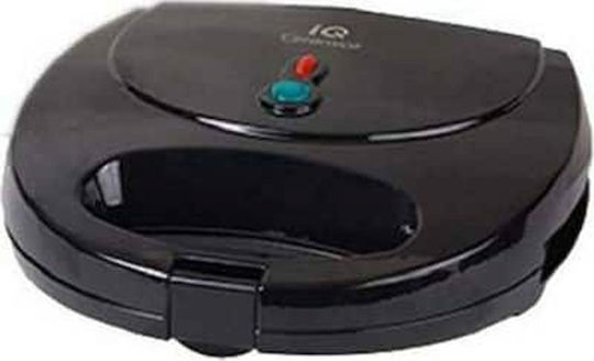 IQ Τοστιέρα με Κεραμικές Πλάκες για 2 Τοστ 700W Μαύρη